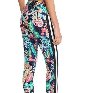 Calvin Klein Women's Island Cheetah Print High Waist Tight Legging Sz Small EUC